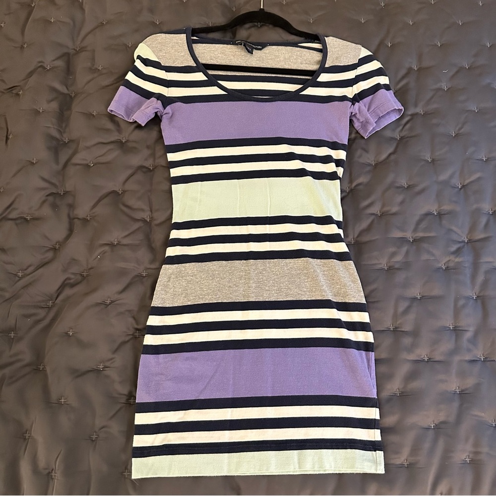 French connection body com strip dress